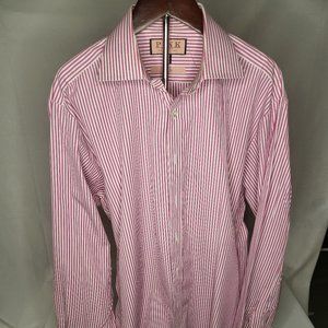 *THOMAS PINK SLIM FIT DRESS SHIRT WITH CUFFS – (100% COTTON, SIZE 16.5/32.5)*